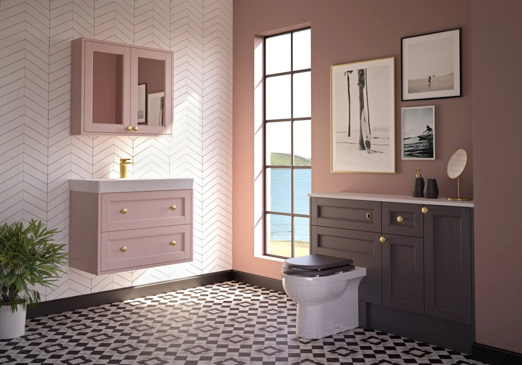 Rose Quartz and London Grey