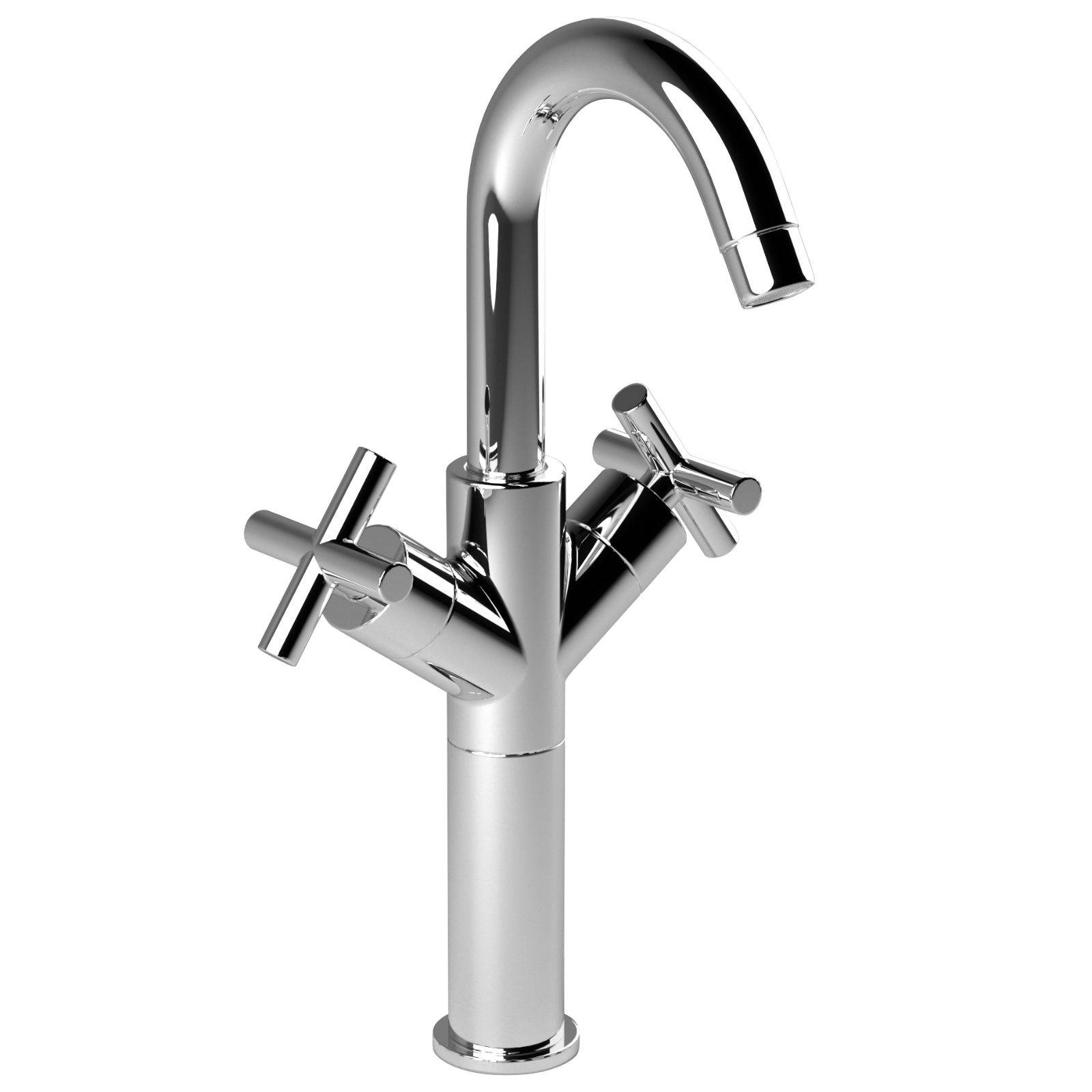 Stapleford Chrome Tall Monobloc Basin Mixer Utopia Bathrooms, At the