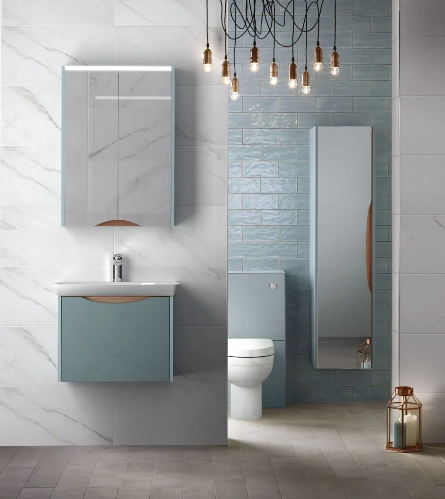 Sea Green and Copper