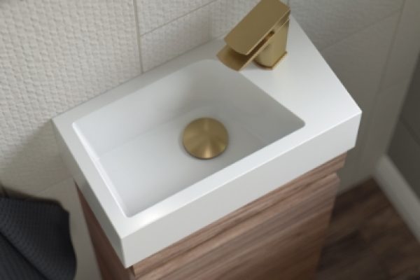 Qube Mineralcast Cloakroom Basin