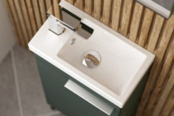Qube Ceramic Cloakroom Basin