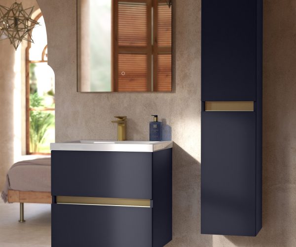 Qube-Glide-in-new-Indigo-Blue-with-Brushed-Brass-from-Utopia